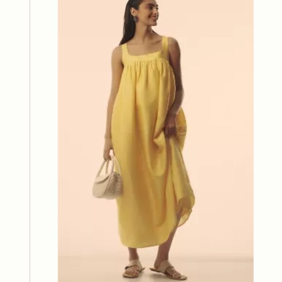 Brand New Pinnacle by Shruti Sancheti Square-Neck Babydoll Maxi Dress - Picture 2 of 9